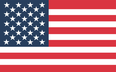 Fototapeta premium american flag on a black background