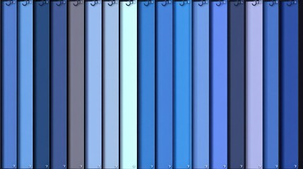 Blue Color Palette Samples