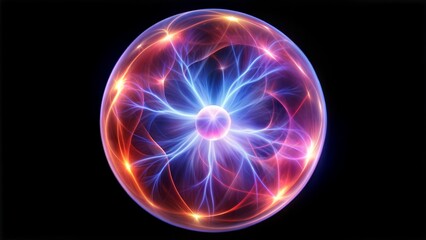 Obraz premium Vibrant Plasma Sphere.