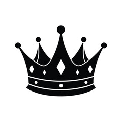 golden crown isolated on white background