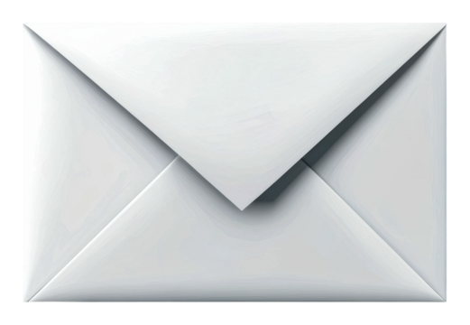 Mail delivery action urban office locations and envelope views isolated on transparent background