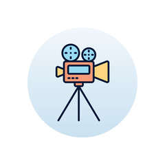 Obraz premium Cinematographic Vector icon