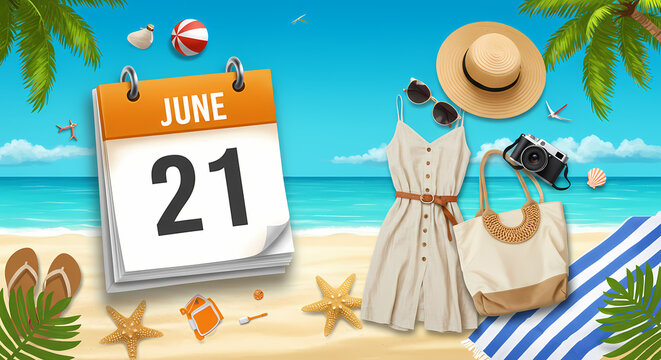 Summer Vacation: June 21st Beach Getaway - Powered by Adobe