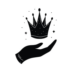 king crown vector illustration