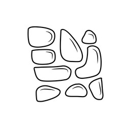 stone pattern background illustration