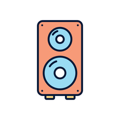 Sound box Vector icon