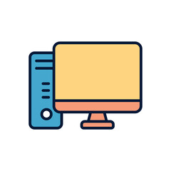 Computer Vector icon