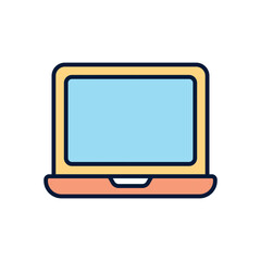 Laptop  Vector icon