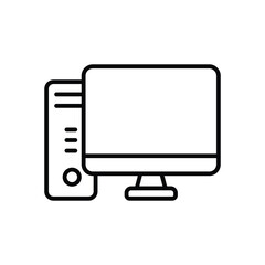 Computer Vector icon