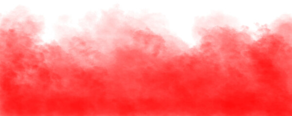 Abstract Red Smoke PNG on Transparent Background