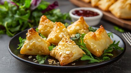 Enjoy the delightful blend of cheese and pastry with every bite.