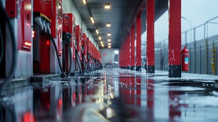 A photo of car wash equipment