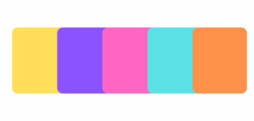 Color palette, Bright colours