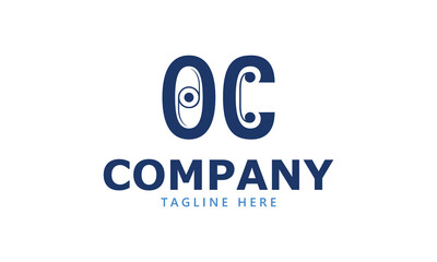 OC O oc initial logo | initial based abstract modern minimal creative logo, vector template image. luxury logotype logo, real estate homie logo. typography logo. initials logo