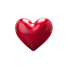Fototapeta premium red heart isolated