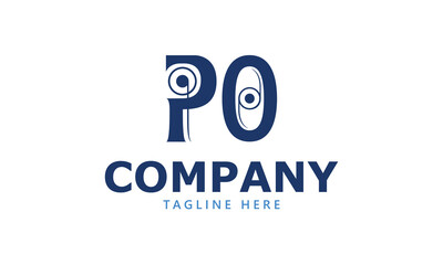 PO P po initial logo | initial based abstract modern minimal creative logo, vector template image. luxury logotype logo, real estate homie logo. typography logo. initials logo