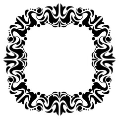 Elegant Premium Luxury Ornamental Design, Perfectly Balanced Symmetry, Editable Vector Illustration in Flat Style, Isolated on White for Graphic Design, cutting and Print Needs