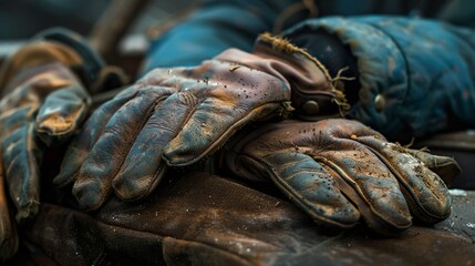 A photo of gloves