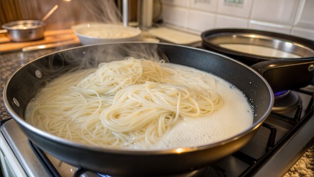 Semai,  sweet vermicelli pudding traditional food in asia. asian eid food.