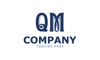 QM Q qm initial logo | initial based abstract modern minimal creative logo, vector template image. luxury logotype logo, real estate homie logo. typography logo. initials logo