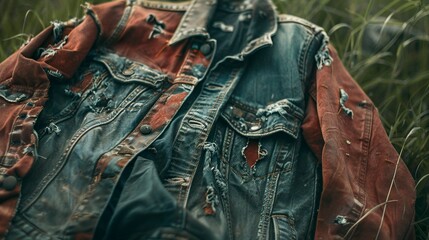 A photo of grunge style clothing