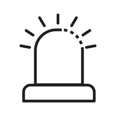 Cybersecurity Alarm Icon for Online Protection Warnings