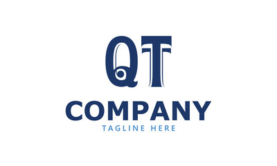 QT Q qt initial logo | initial based abstract modern minimal creative logo, vector template image. luxury logotype logo, real estate homie logo. typography logo. initials logo