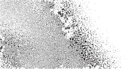 Rough black and white texture vector. Distressed overlay texture. Grunge background. Abstract textured effect. Vector Illustration. Black isolated on white background. EPS10
