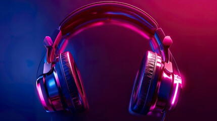 A photo of headphones