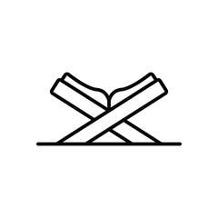 Quran Rehal Vector icon
