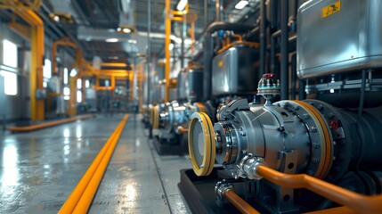 A photo of HVAC compressors