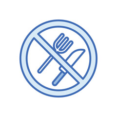 No Food Vector icon