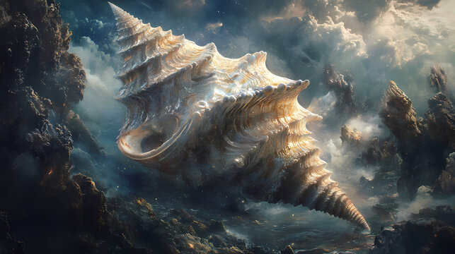 Shablon. Dreamers Shell. Illustration