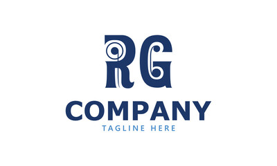 RG R rpginitial logo | initial based abstract modern minimal creative logo, vector template image. luxury logotype logo, real estate homie logo. typography logo. initials logo