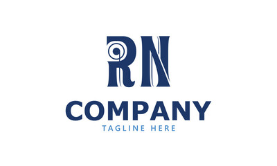 RN R rn initial logo | initial based abstract modern inimal creative logo, vector template image. luxury logotype logo, real estate homie logo. typography logo. initials logo