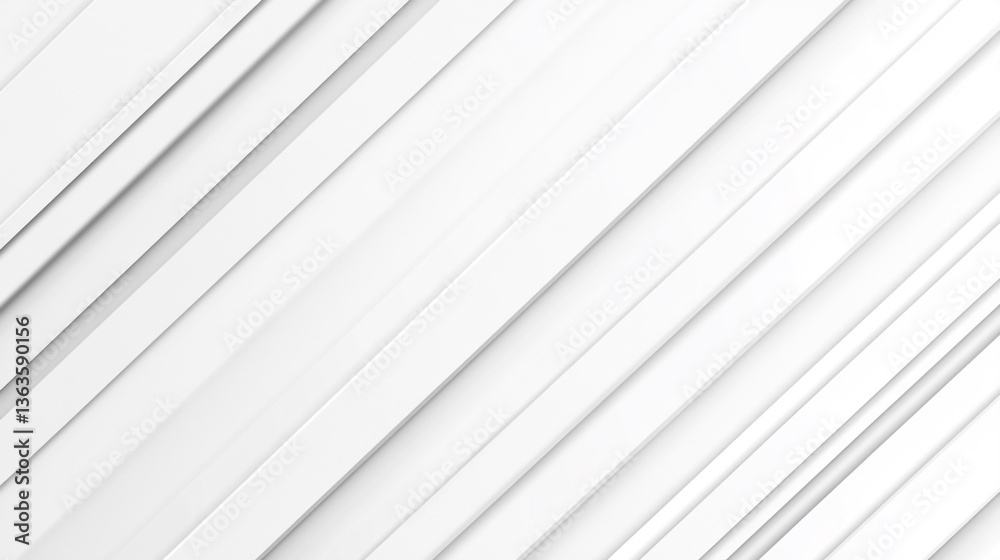 Poster a minimalist white background with diagonal lines creating a modern geometric abstract design elemen