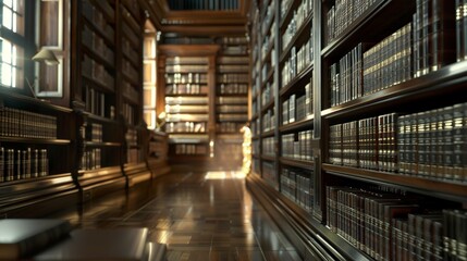 Fototapeta premium A photo of legal research databases