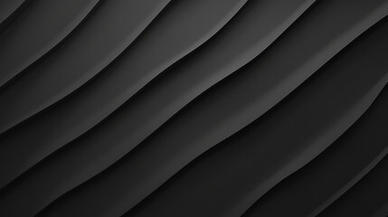 Obraz premium A close up of dark gray smooth wavy lines creating an abstract and modern background pattern design
