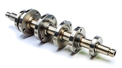 Precision-machined crankshaft assembly