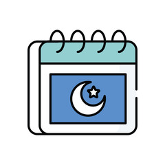 Calander vector icon stock illustration