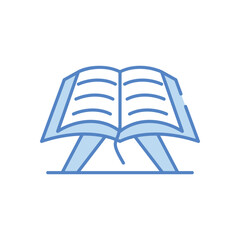 Quran vector icon stock illustration