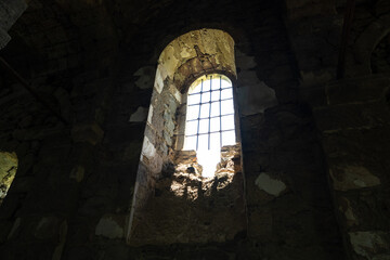 Windows of Ancient Ruined Church