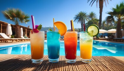 Obraz premium cocktail on the beach