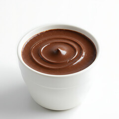Rich Chocolate Mousse in a White Bowl Creamy, Decadent Dessert Recipe
