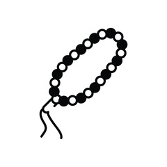 Beads vector icon stock illustration