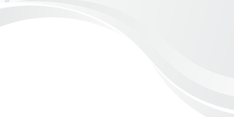 Abstract Gradient White grey liquid background. Modern background design. Dynamic Waves. Fluid shapes composition. Fit for website, banners modern