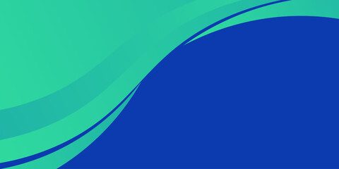 Abstract Gradient Green Blue liquid background. Modern background design. Dynamic Waves. Fluid shapes composition. Fit for website, banners modern arts