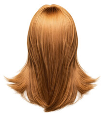 Naklejka premium Hair styling techniques for long hair salon indoor isolated on transparent background