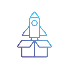 Launch Product Vector icon