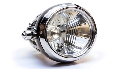 Chrome Motorcycle Headlight